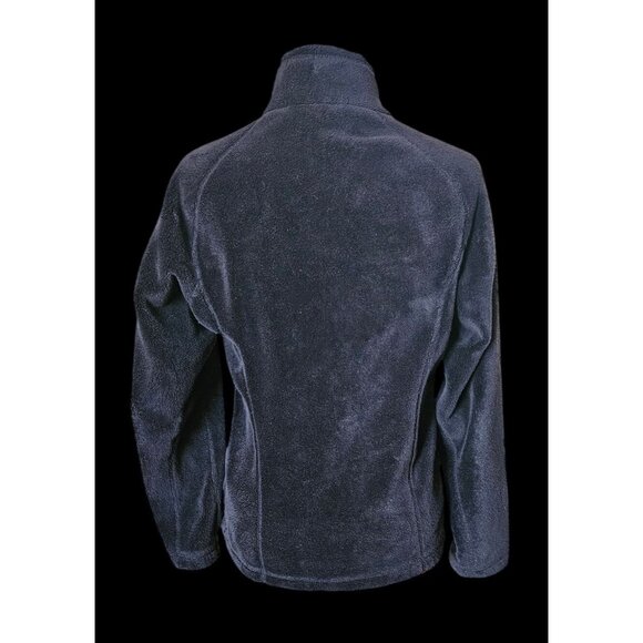 Avalanche Black Fleece Full-Zip Jacket With High Collar & Zippered Pockets For M - Picture 4 of 7